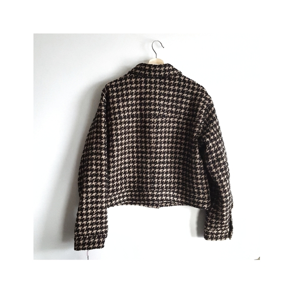 ▪︎Anthro▪︎Lea Houndstooth Shimmer Coat - Picture 8 of 10